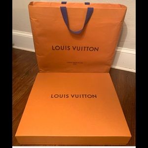 Authentic Louis Vuitton shopping & box